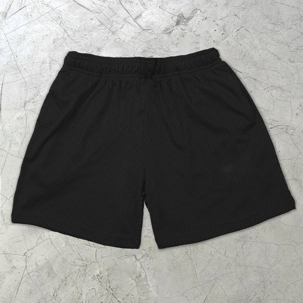 Vintage Casual Faith Angel Mesh Shorts