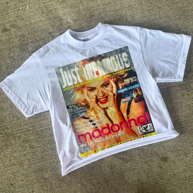 Just Irfamous Print Short Sleeve T-Shirt