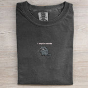I Require Snacks Embroidered Raccoon T-shirt