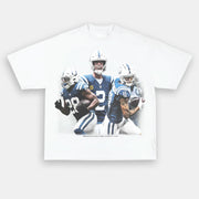 Trendy retro print street T-shirt