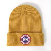 Outdoor warm hat sports cap lengthened thick knitted hat