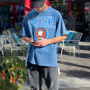 Casual College Style Fashion Loose Crew Neck T-Shirt