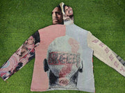Vintage Character Print Tapestry Hoodie