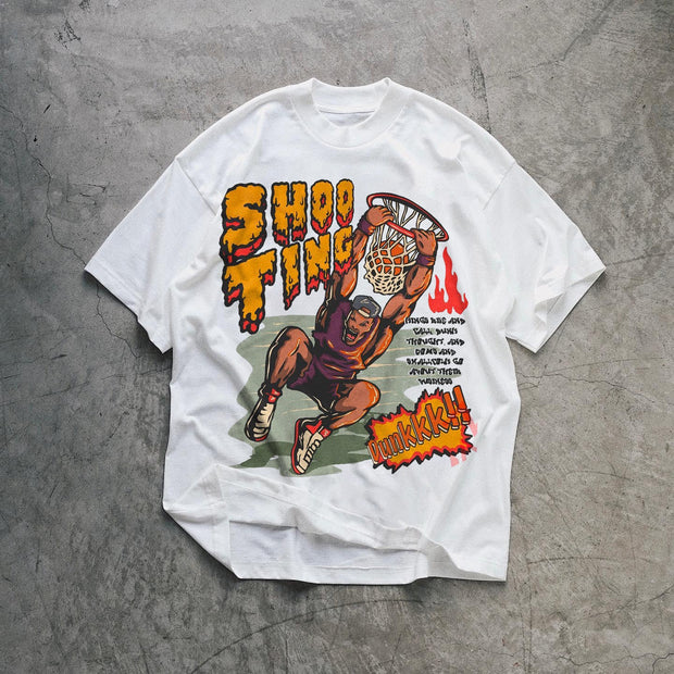 Fashion Preppy Casual Print T-Shirt