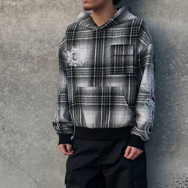 Casual Street Style Rhinestone Long Sleeve Hoodie