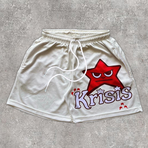 Fashionable casual print shorts