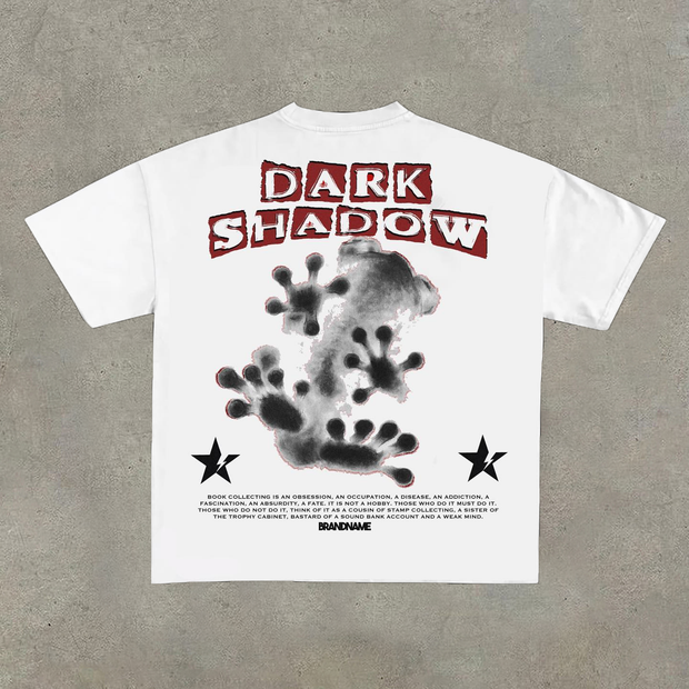 dark shadow loose T-shirt