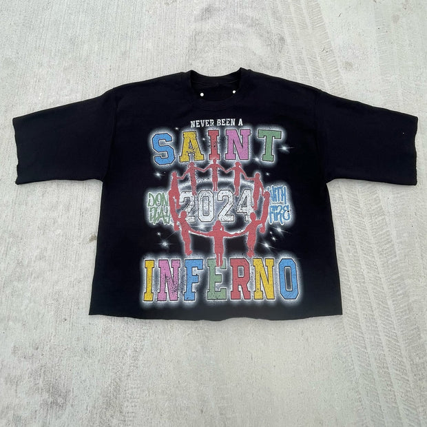 Saint casual street retro T-shirt