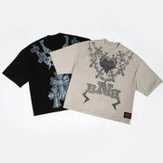 Necklace Print Casual Street T-shirt