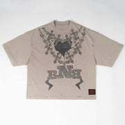Necklace Print Casual Street T-shirt
