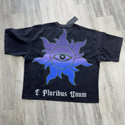 Sunset Crew Neck Print T-Shirt