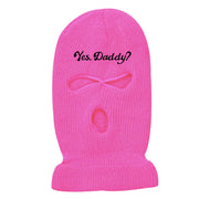 Ski mask knitted warm three-hole hat