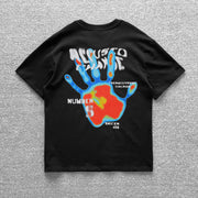 Hand Printed Short Sleeve T-Shirt