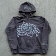 stellar zip-up hoodie