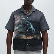 Storm Tapestry Lapel Shirt Jacket