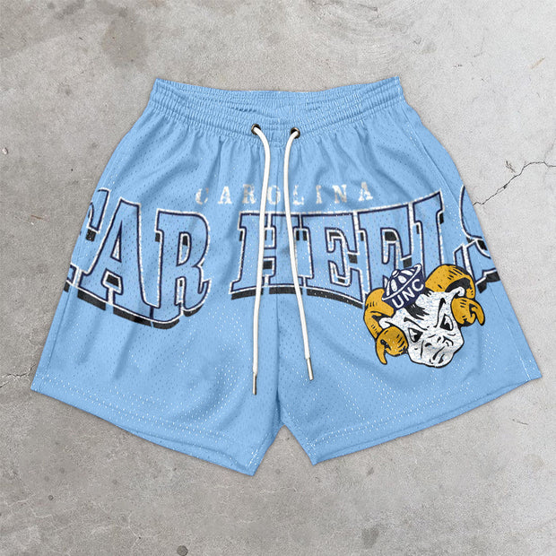 Retro hip-hop trendy mesh shorts