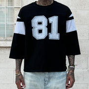 No. 81 Printed Three-quarter Sleeve T-shirt