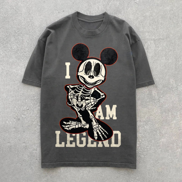 Personalized cartoon retro casual T-shirt