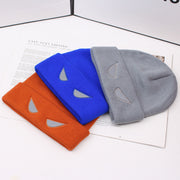 Cartoon Luminous Eyes Warm Beanie