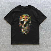 Skull Print Short Sleeve T-Shirt
