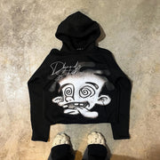 Personalized Cartoon Print Long Sleeve Hoodies