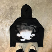 Personalized Cartoon Print Long Sleeve Hoodies