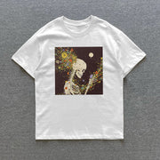 Skull Print Short Sleeve T-Shirt