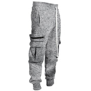 Overalls men's autumn and winter new sports and leisure multi-pocket hip-hop high street trousers men