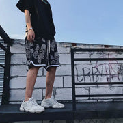 Cashew flower sports five-point pants