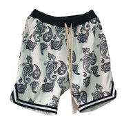 Cashew flower sports five-point pants