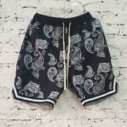 Cashew flower sports five-point pants