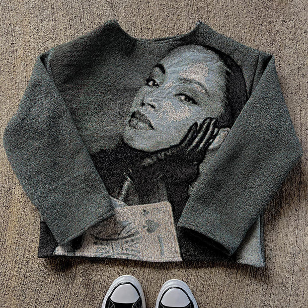 Hip-hop street crew neck sweatshirt