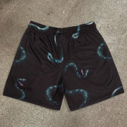 Tide brand retro print mesh shorts