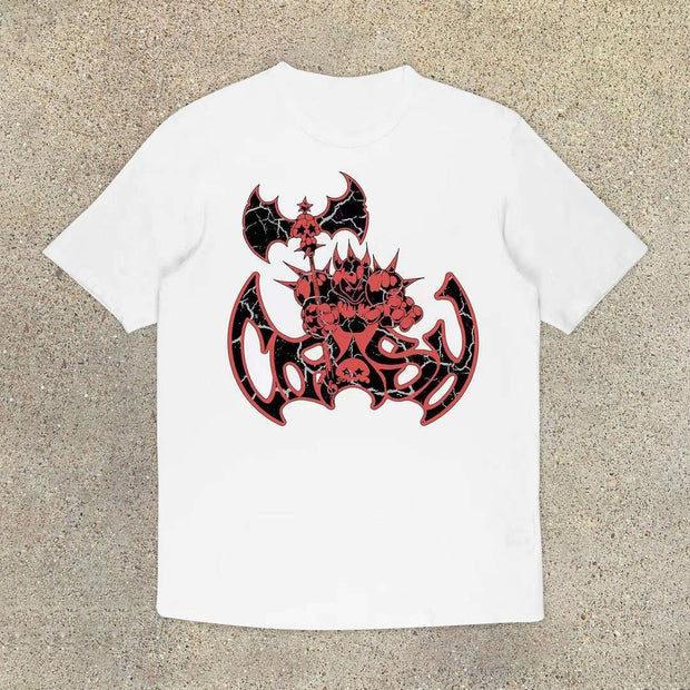 Reaper casual street short sleeve T-shirt