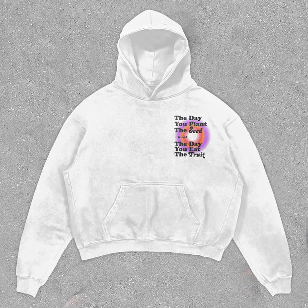 Stylish personalized letter print hoodie