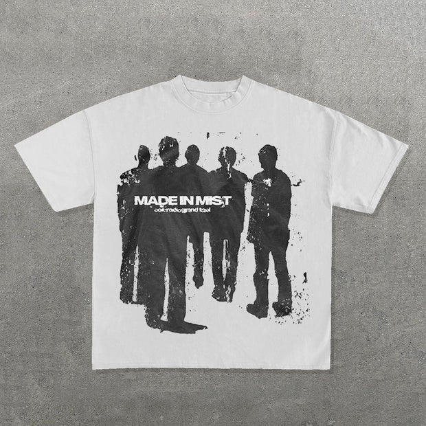 Made In Mist Print Short Sleeve T-Shirt