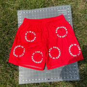 Fashion street print shorts