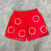 Fashion street print shorts