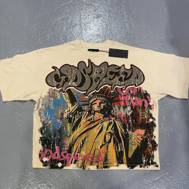 godspeed destroyer print T-shirt