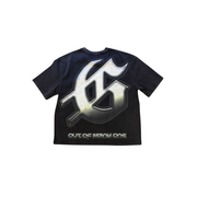 godspeed print short-sleeved T-shirt