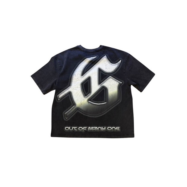 godspeed print short-sleeved T-shirt