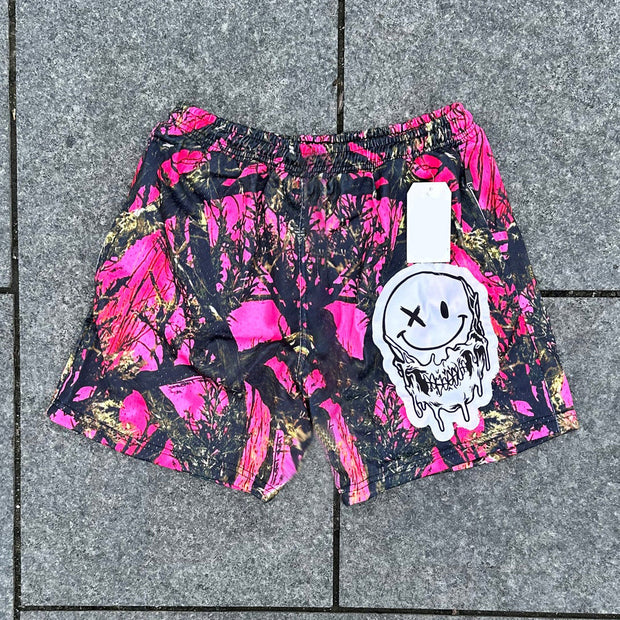 Retro personalized camouflage shorts