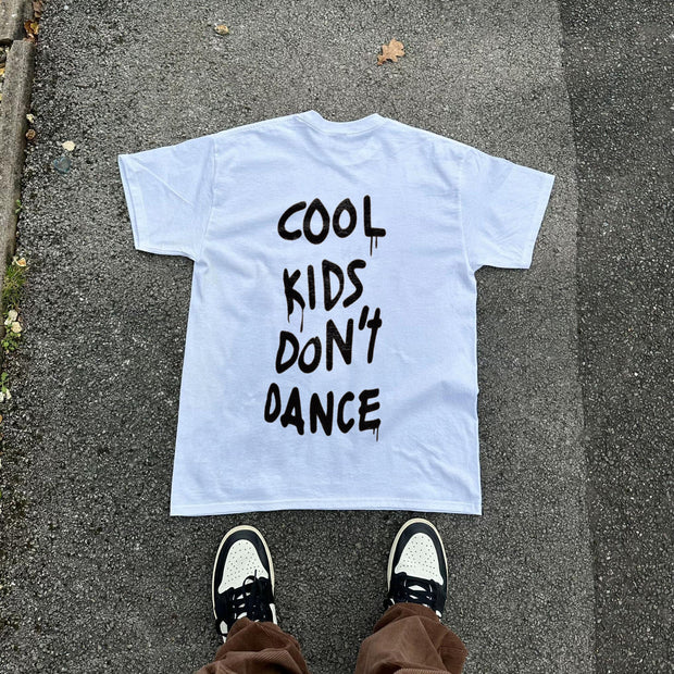 Fashion Singer Printed Crew Neck T-Shirt
