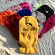Funny CS Embroidered Knit Hat Headgear
