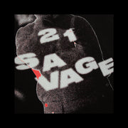 Savage holy sword printed T-shirt