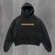 Stylish personalized printed college style hoodie