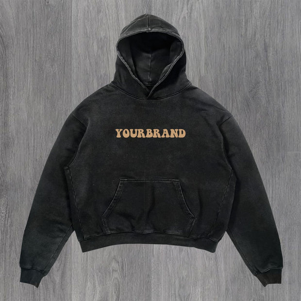 Stylish personalized printed college style hoodie