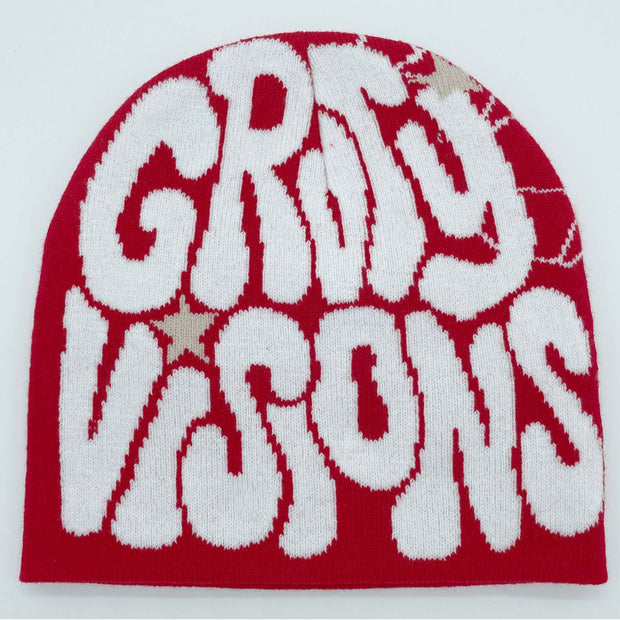 Men's and women's jacquard hats with letters hip-hop caps