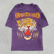 Cheetah Graphic Print Short Sleeve T-Shirt