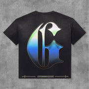 Rock Guitarist Print Short Sleeve T-Shirt